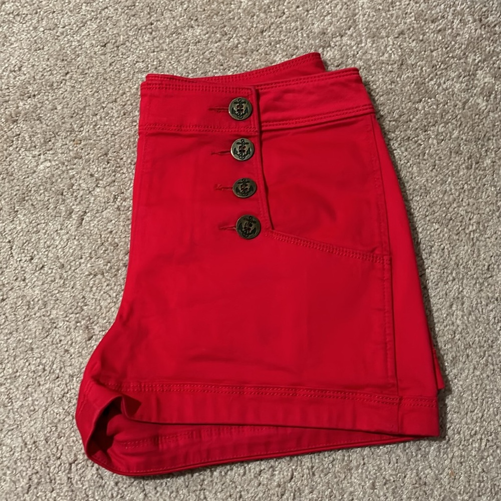 Adorable, red express sailor shorts